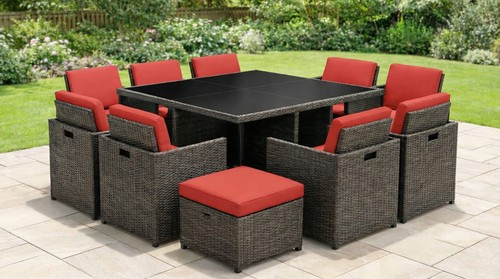 Rattan garden furniture - garden,