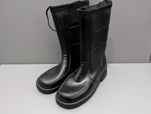Vintage terry black leather - vintage,