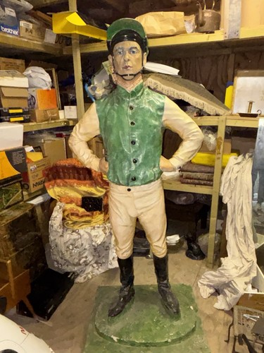 Antique life size jockey - antique,