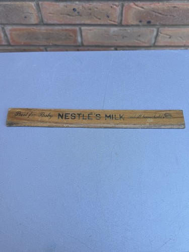 Vintage nestle milk wooden - vintage,