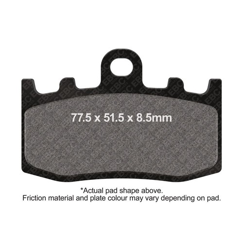 Ebc brake pad front right - ebc, hh
