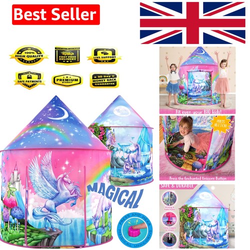 Unicorn sparkle play tent with - play,