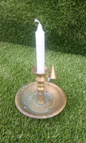 Vintage brass candlestick wee - vintage,