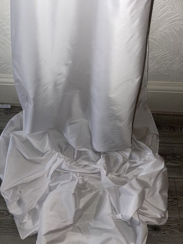 White taffeta fabric - 1m,