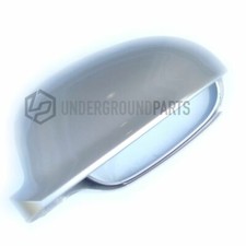 VW GOLF MK5 REFLEX SILVER PASSENGER LEFT SIDE DOOR WING MIRROR COVER HOUSING CAP