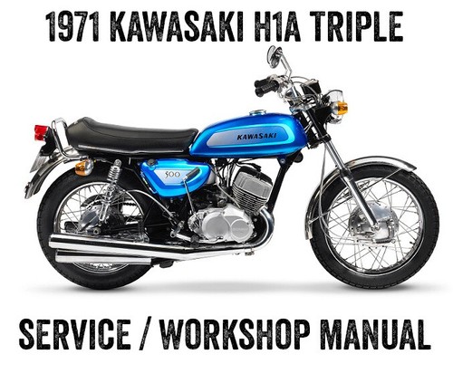 1971 kawasaki h1a 500cc triple - kawasaki,