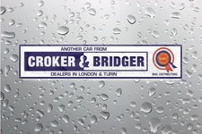 BMC Sticker / Decal Croker & Bridger Classic Mini - Internal-Window  1 x 200mm