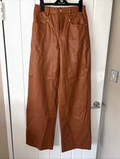 Ladies Brown Zara Leather Look