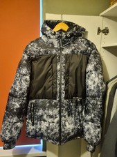 Bershka Padded Printed Puffer
