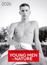 YOUNG MEN IN NATURE CALENDAR 2026 SEXY STUNNING LARGE SIZE B&W LGBTQ+ GAY