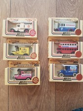 lledo die cast 6 model cars