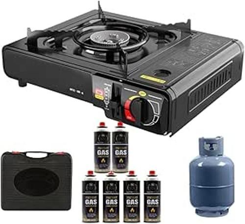 Portable camping gas stove - portable,