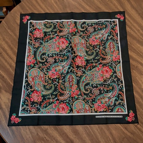 Vtg wamcraft paisley floral - vtg,