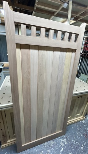 Hardwood sapele entrance side - hardwood,