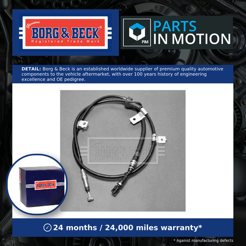 Handbrake cable fits honda - handbrake,