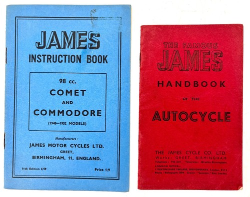 James motorcycle instruction - james,