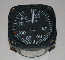 Vintage UNITED INSTRUMENTS, INC.  AIRSPEED 0-150 MPH Code B.71 Bell Helicopter