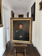 Antique Oil Portrait Painting