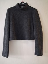 Mango High Neck Cropped Jumper
