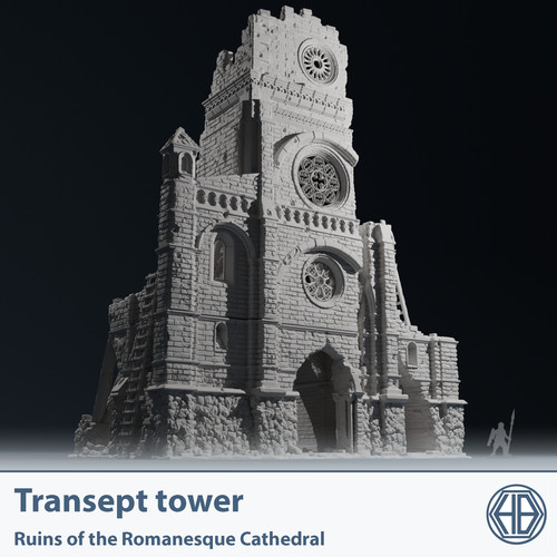 Ruined cathedral transept - ruined,