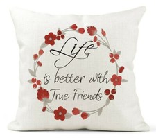 Cream Friendship Quote