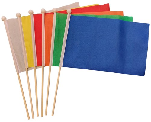 Mixed plain colour hand - 6,