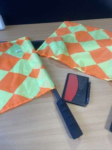 Linesman flag set orange - linesman,