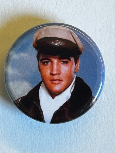 Elvis presley button pin - elvis,