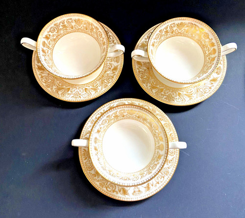 Wedgwood gold florentine x - florentine, 3