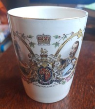 Commemorative China Mug Coronation King George V 1911 issued gosport &alverstone