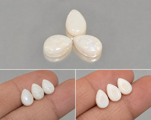 Natural australian opal 3pcs - australian,