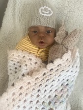 OOAK Reborn Baby Weighted Doll with Outfit