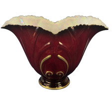 Vintage Carlton Ware "Rouge Royale" Shell Vase Hand Painted England