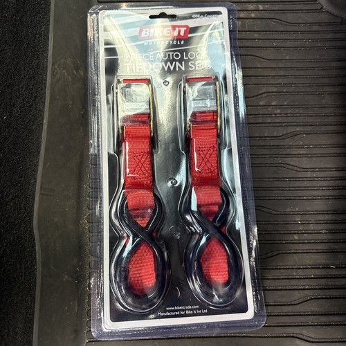 Motorcycle tie down straps - down,