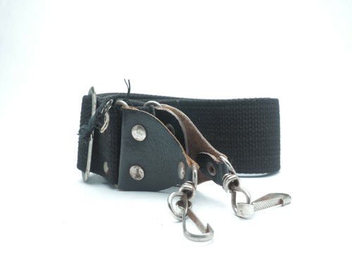 Vintage black camera - camera, strap