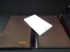 1960’s Rolex Desk Pad with 2 Genuine Yellow Gold Plated Rolex Buckles