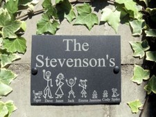 Personalised slate stick - personalised,