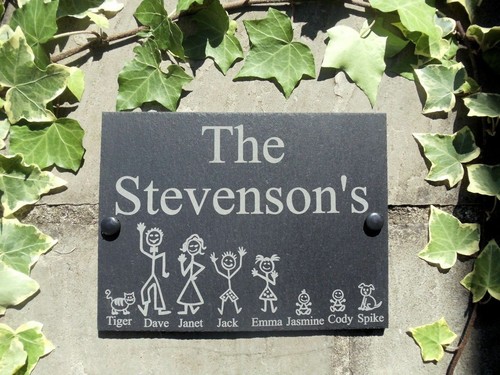 Personalised slate stick - slate,