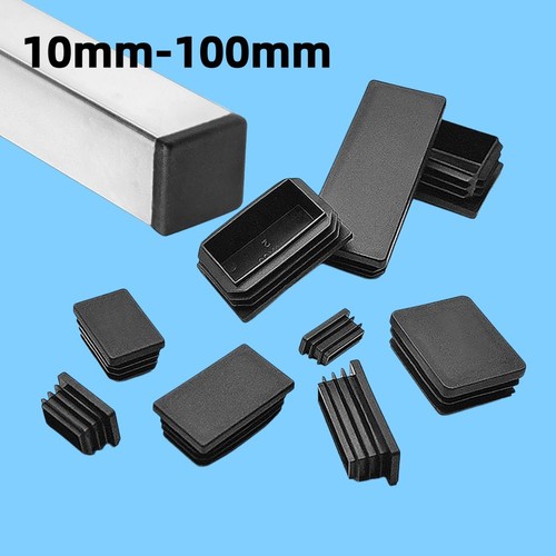 Rectangular square plastic end - square,