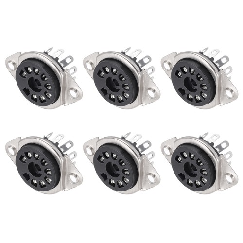 Pcs 9pin tube socket - 9pin,