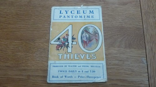 1935 original lyceum pantomime - 1935,