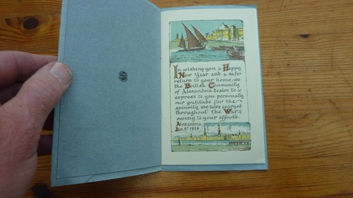 Ww1 1919 original xmas - 1919, card