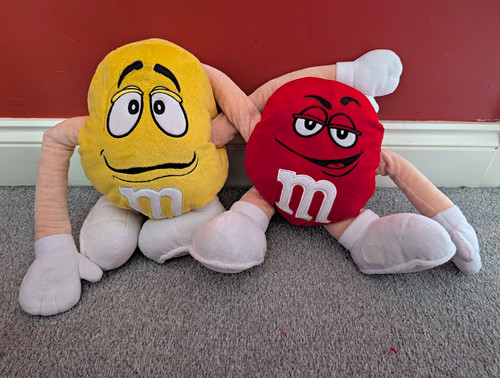 Red yellow character - m&m’s,