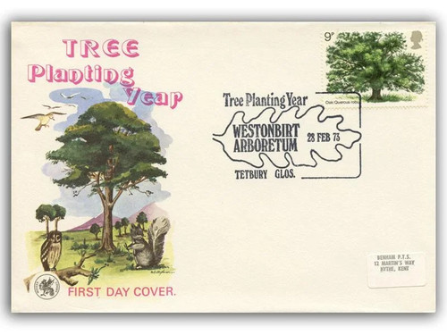 1973 tree fdc - tree,