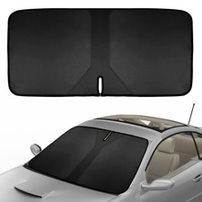 TSLBW Car Windscreen Sun Shade Double Layer UV Protector Foldable Seamless Winds