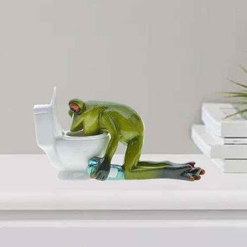 Frog figurine sculpture gift - figurine,