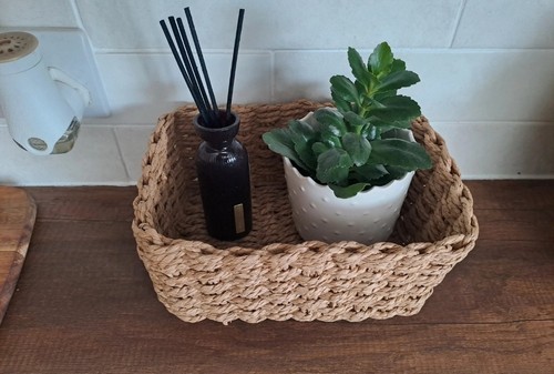 Small storage basket - basket, wicker