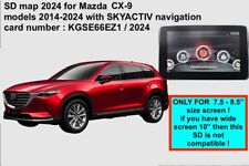 Mazda CX-9 - SD map latest 2024 SKYACTIV navigation CARD UK & Europe - KGSE66EZ1