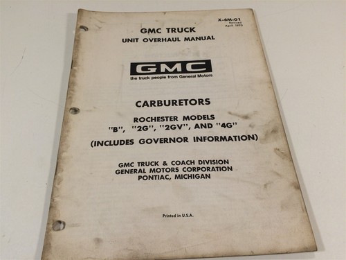 1970 gmc truck unit overhaul - 1970,