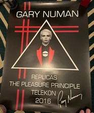 Gary Numan Signed Autograph